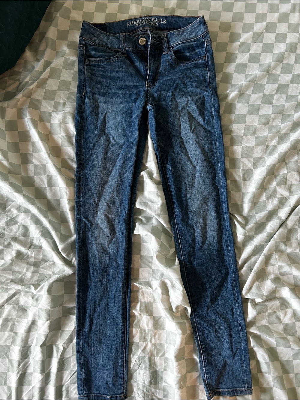 American Eagle Outfitters Navy Blue Skinny Jeggings